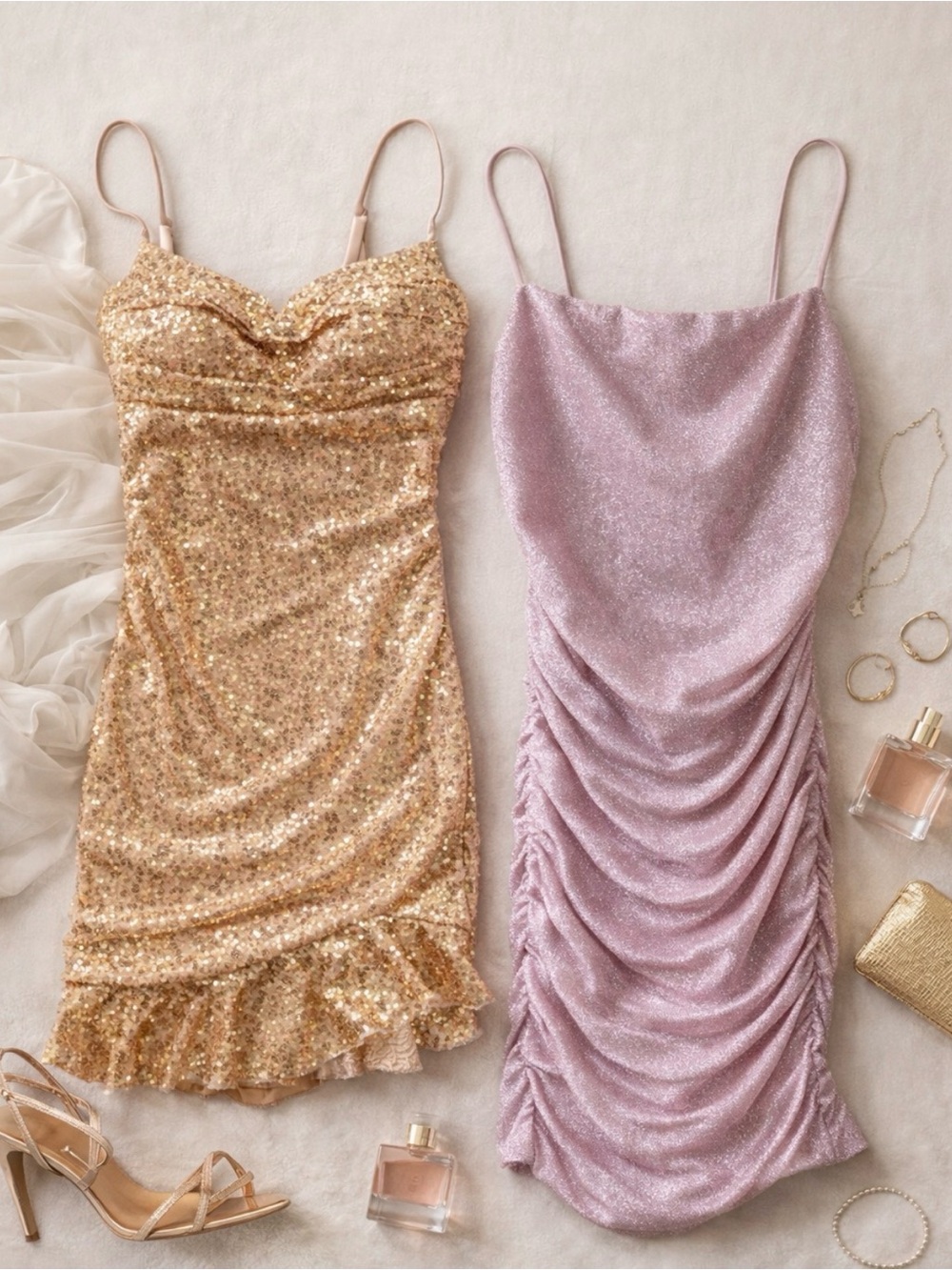 Bundle of two mini dresses.
